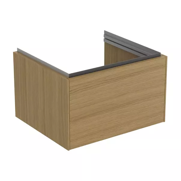 Mobilier Baie - Dulap baza suspendat Ideal Standard Atelier Conca 1 sertar finisaj stejar deschis 60 cm