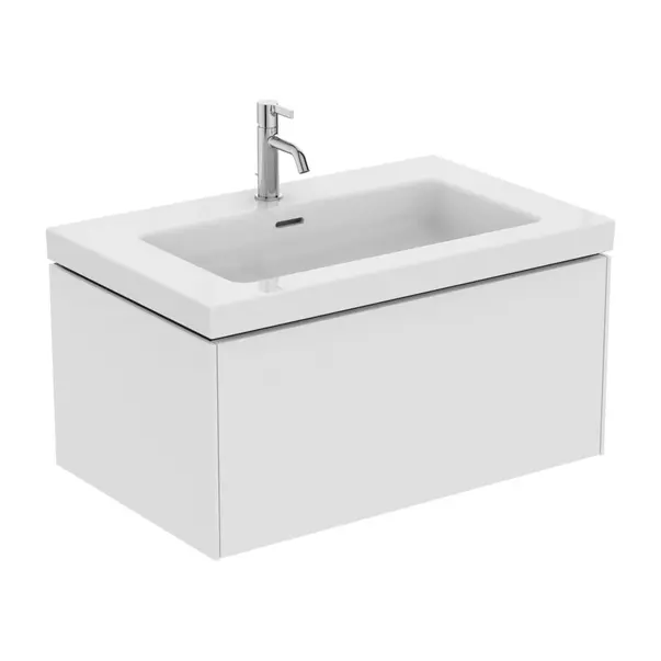 Dulap baza suspendat Ideal Standard Atelier Conca 1 sertar alb mat 80 cm [7]