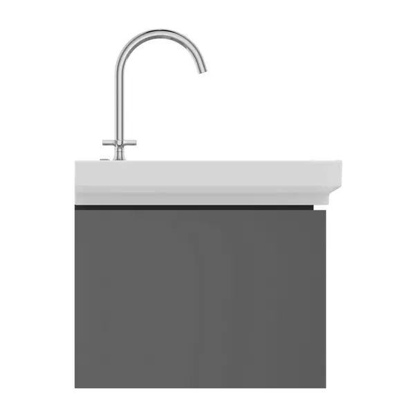 Dulap baza suspendat Ideal Standard Atelier Conca 1 sertar antracit mat 80 cm [7]