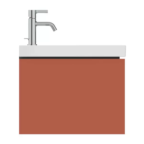 Dulap baza suspendat Ideal Standard Atelier Conca 1 sertar rosu - oranj 80 cm [6]