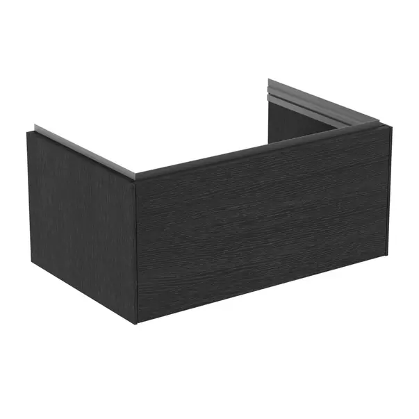 Dulap baza suspendat Ideal Standard Atelier Conca 1 sertar finisaj stejar inchis 80 cm [2]