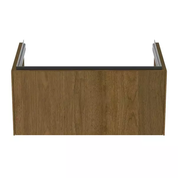 Dulap baza suspendat Ideal Standard Atelier Conca 1 sertar finisaj nuc inchis 80 cm [5]