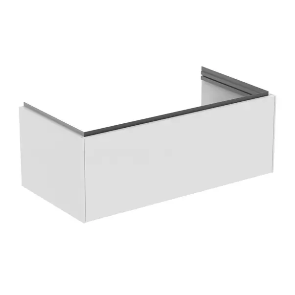 Dulap baza suspendat Ideal Standard Atelier Conca 1 sertar alb mat 100 cm [2]