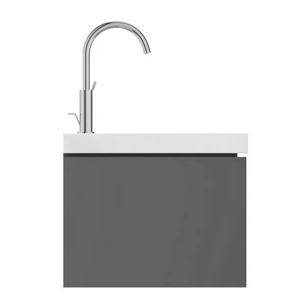Dulap baza suspendat Ideal Standard Atelier Conca 1 sertar antracit mat 100 cm [6]