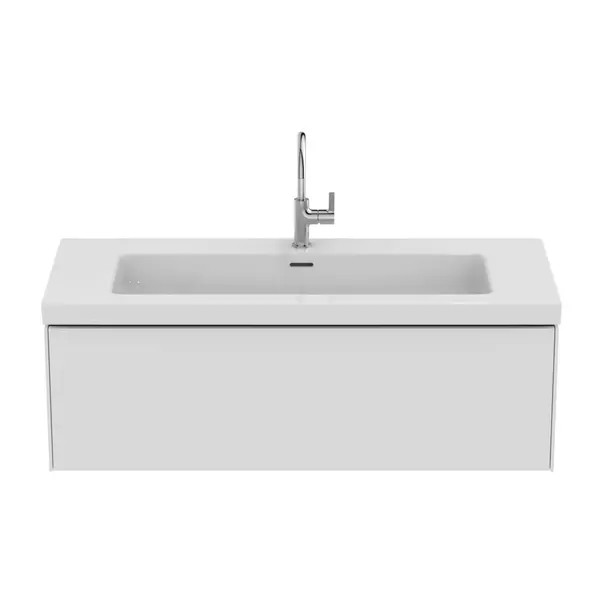 Dulap baza suspendat Ideal Standard Atelier Conca 1 sertar alb mat 120 cm [8]