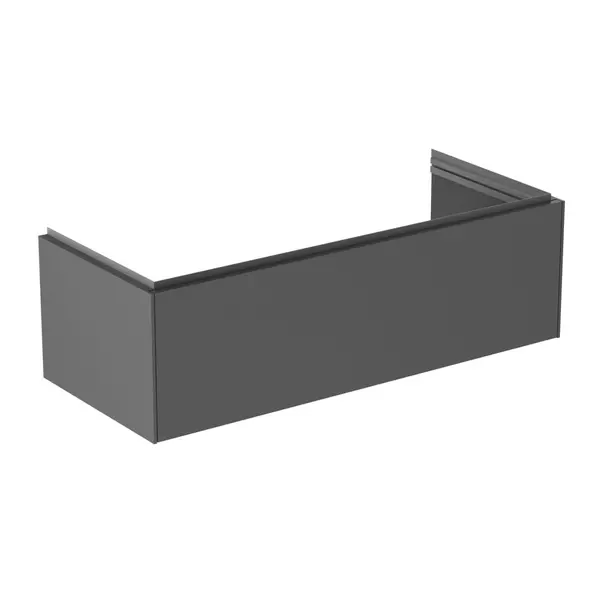 Mobilier Baie - Dulap baza suspendat Ideal Standard Atelier Conca 1 sertar antracit mat 120 cm