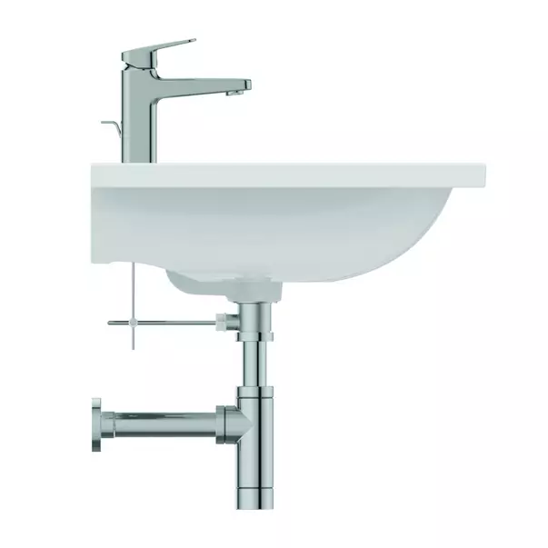 Lavoar suspendat Ideal Standard i.life B alb lucios 121 cm cu orificii baterie si preaplin [7]