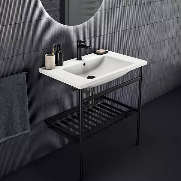 Lavoare - Lavoar suspendat Ideal Standard i.life B alb lucios 81 cm cu orificiu baterie si preaplin