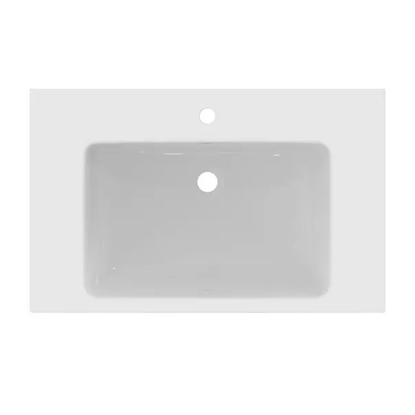 Lavoar suspendat Ideal Standard i.life B alb lucios 81 cm cu orificiu baterie si preaplin [10]