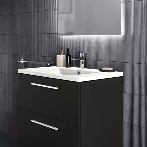 Lavoar suspendat Ideal Standard i.life B alb lucios 81 cm cu orificiu baterie si preaplin [9]