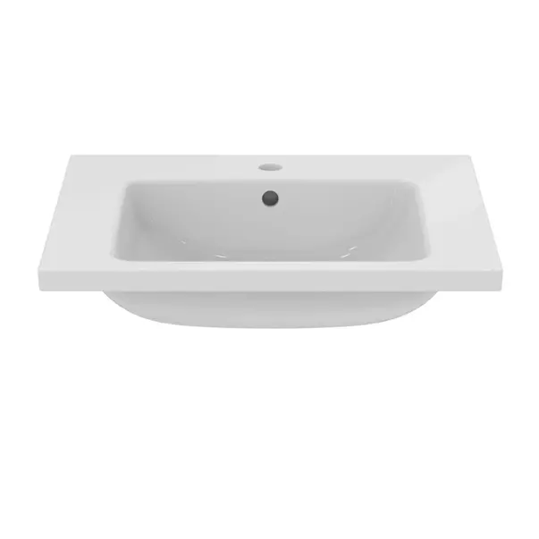 Lavoar suspendat Ideal Standard i.life B alb lucios 61 cm cu orificiu baterie si preaplin [11]