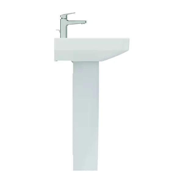 Lavoar suspendat Ideal Standard i.life B alb lucios SmartGuard 65 cm cu orificiu baterie si preaplin [5]