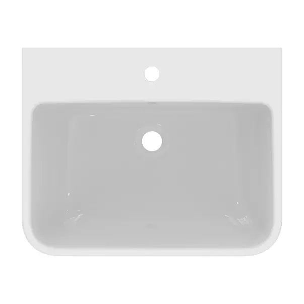 Lavoar suspendat Ideal Standard i.life B alb lucios 55 cm cu orificiu baterie si preaplin [10]