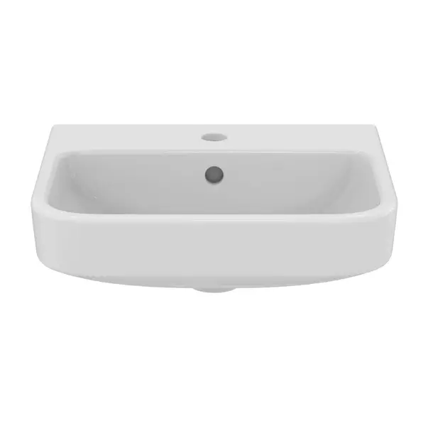 Lavoar suspendat Ideal Standard i.life B alb lucios 45 cm cu orificiu baterie si preaplin [11]
