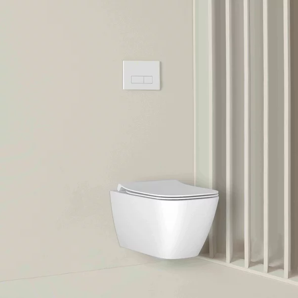 Vase wc suspendate - Set vas WC suspendat Ideal Standard I.life B alb si capac slim softclose