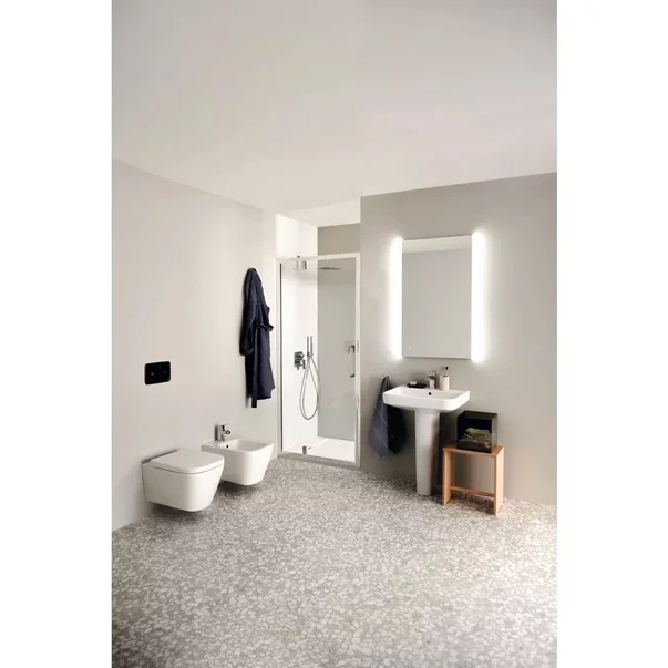 Set vas WC suspendat Ideal Standard I.life B alb cu bideu si capac slim softclose [15]