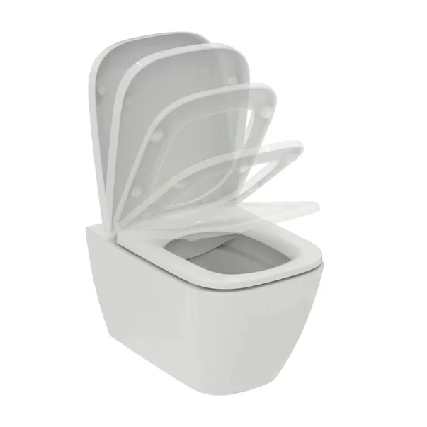 Set vas WC suspendat Ideal Standard I.life B alb cu bideu si capac slim softclose [9]