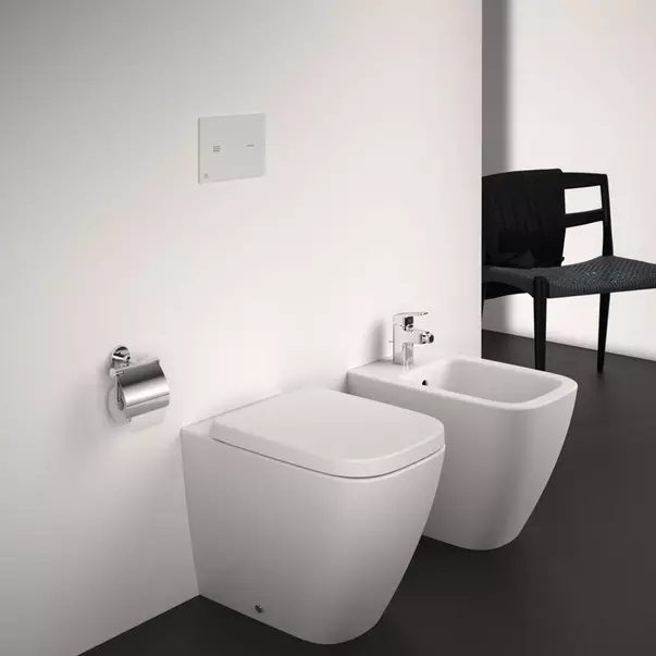 Bideu pe pardoseala Ideal Standard I.life B alb lucios SmartGuard BTW [4]