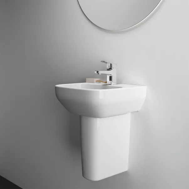 Piedestale - Semipiedestal pentru lavoar Ideal Standard i.life A alb lucios
