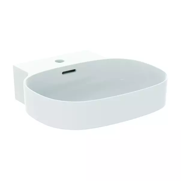 Lavoare pe perete - Lavoar suspendat Ideal Standard Atelier Linda-X 50 cm alb mat cu orificiu baterie si preaplin