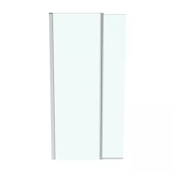 Paravan de dus tip Walk-in Ideal Standard i.life cu parte pivotanta 120x200 cm profil argintiu [2]