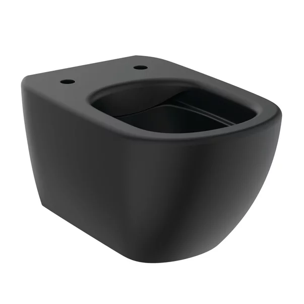Obiecte Sanitare - Vas WC suspendat rimless Ideal Standard Tesi Rimless+ negru mat