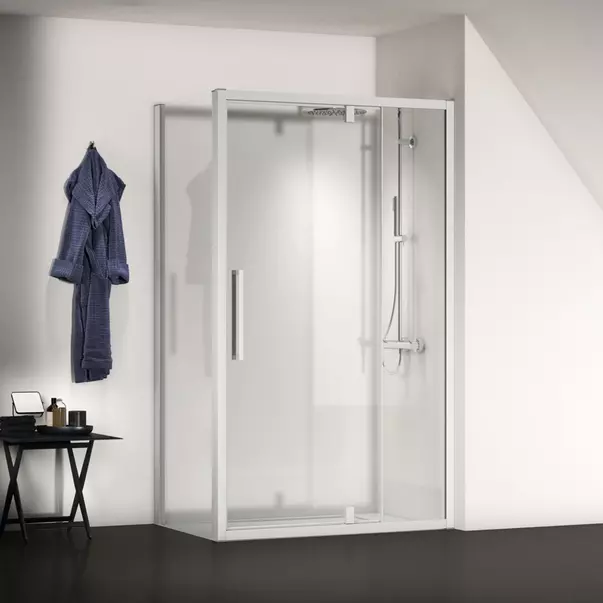 Usi batante - Usa de nisa pivotanta Ideal Standard i.life 120 cm sticla 8 mm argintiu