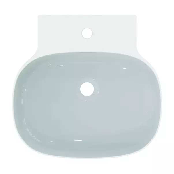 Lavoar suspendat Ideal Standard Atelier Linda-X cu orificiu baterie si preaplin 50 cm alb lucios [9]