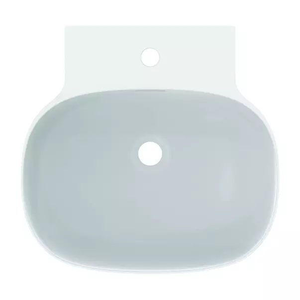 Lavoar suspendat Ideal Standard Atelier Linda-X cu orificiu baterie si preaplin 50 cm alb mat [9]