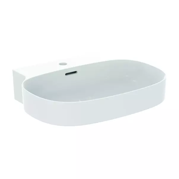 Lavoare pe perete - Lavoar suspendat Ideal Standard Atelier Linda-X cu orificiu baterie si preaplin 60 cm alb mat