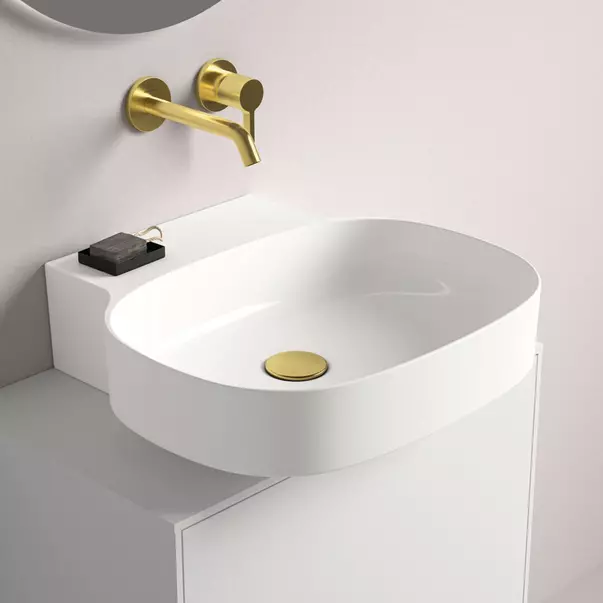 Lavoar suspendat Ideal Standard Atelier Linda-X 50 cm alb lucios [2]