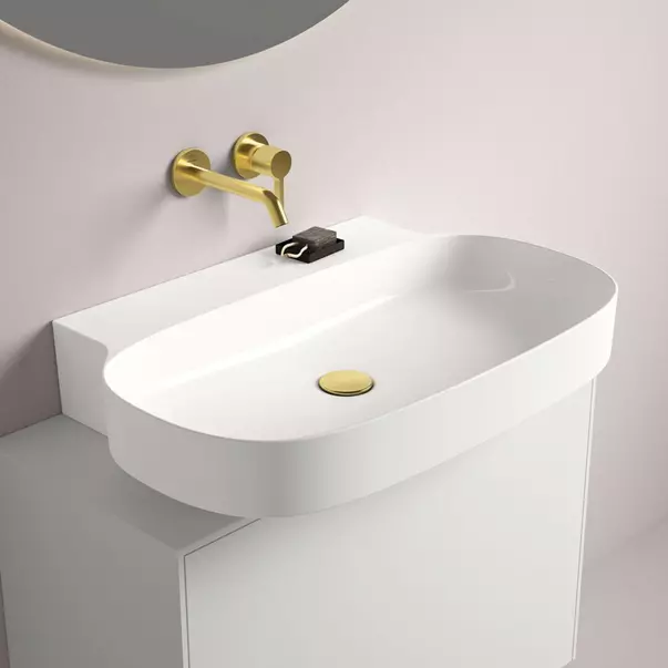 Lavoar suspendat Ideal Standard Atelier Linda-X 75 cm alb lucios [3]
