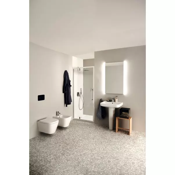 Cadita de dus dreptunghiulara Ideal Standard i.life Ultra Flat S alb pur 120x80 cm [11]