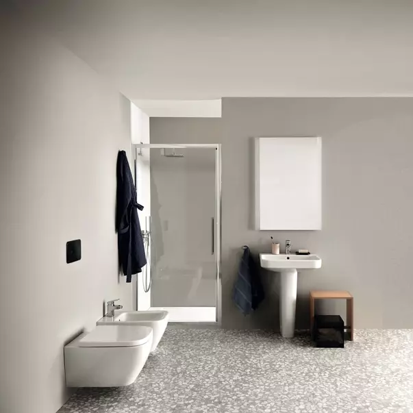 Cadita de dus dreptunghiulara Ideal Standard i.life Ultra Flat S alb pur 120x80 cm [3]