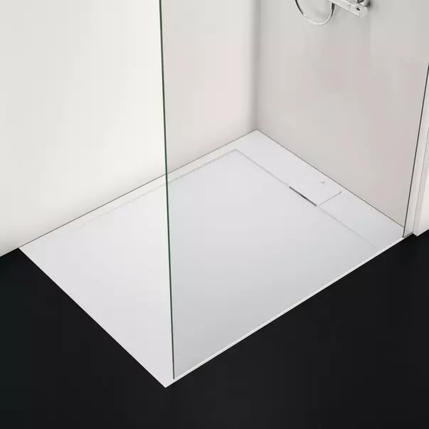 Cadita de dus dreptunghiulara Ideal Standard i.life Ultra Flat S alb pur 120x90 cm [3]