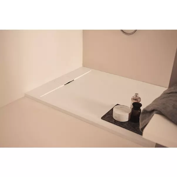 Cadita de dus dreptunghiulara Ideal Standard i.life Ultra Flat S alb pur 120x90 cm [8]
