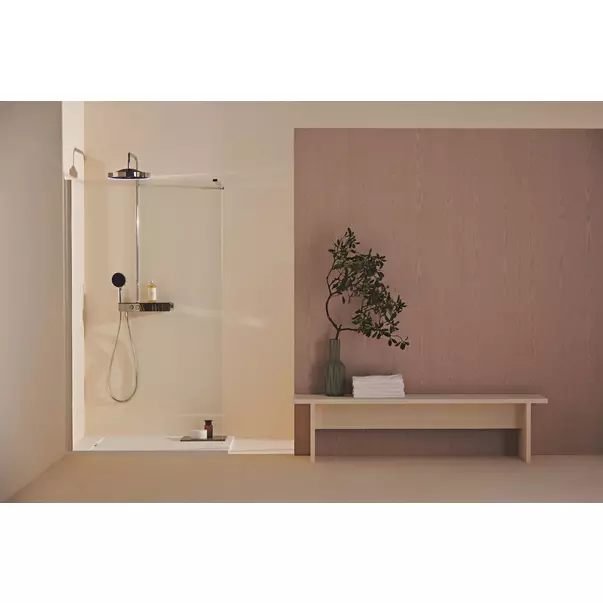 Cadita de dus dreptunghiulara Ideal Standard i.life Ultra Flat S alb pur 120x90 cm [9]