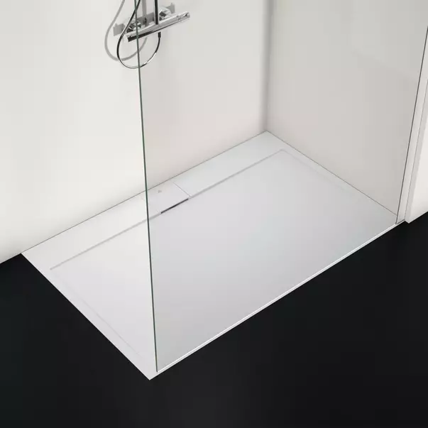Cabine de dus dreptunghiulare - Cadita de dus dreptunghiulara Ideal Standard i.life Ultra Flat S alb pur 140x90 cm