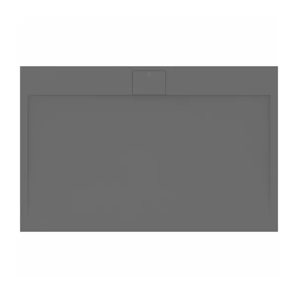 Cadita de dus dreptunghiulara Ideal Standard i.life Ultra Flat S gri asfaltic 140x90 cm [4]