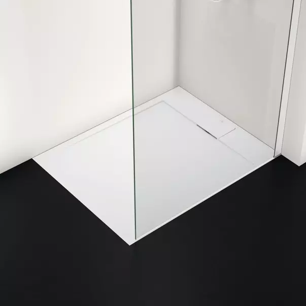 Cadita de dus dreptunghiulara Ideal Standard i.life Ultra Flat S alb pur 100x80 cm [2]