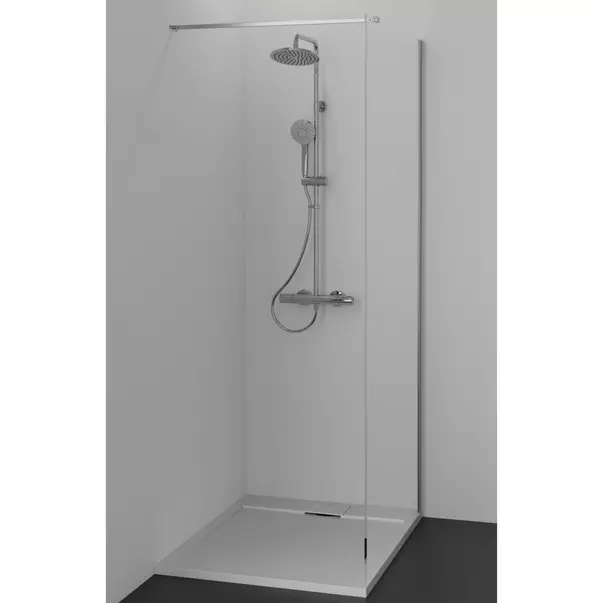 Cadita de dus dreptunghiulara Ideal Standard i.life Ultra Flat S alb pur 100x80 cm [5]