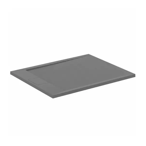 Cabine de dus dreptunghiulare - Cadita de dus dreptunghiulara Ideal Standard i.life Ultra Flat S gri asfaltic 100x80 cm