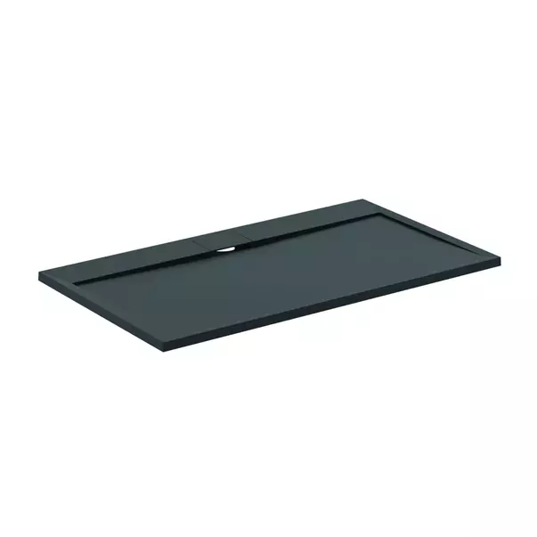Cabine de dus dreptunghiulare - Cadita de dus dreptunghiulara Ideal Standard i.life Ultra Flat S negru intens 140x80 cm