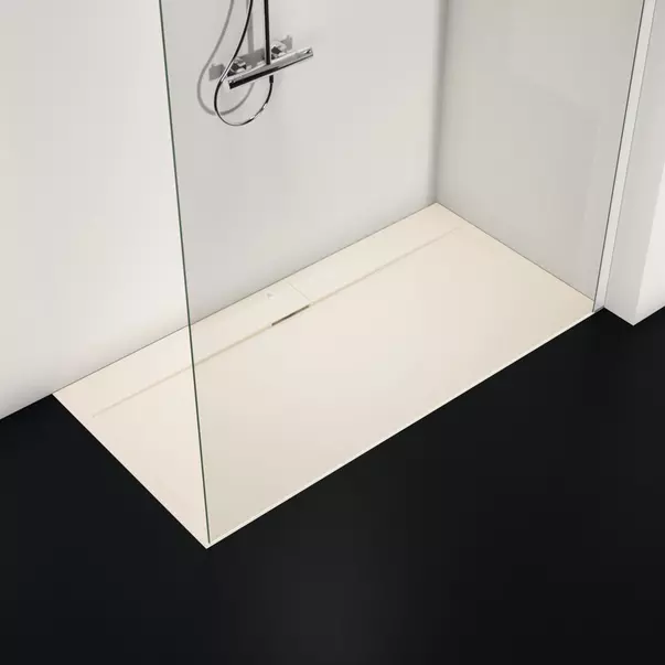 Cadita de dus dreptunghiulara Ideal Standard i.life Ultra Flat S nisipiu 160x80 cm [2]