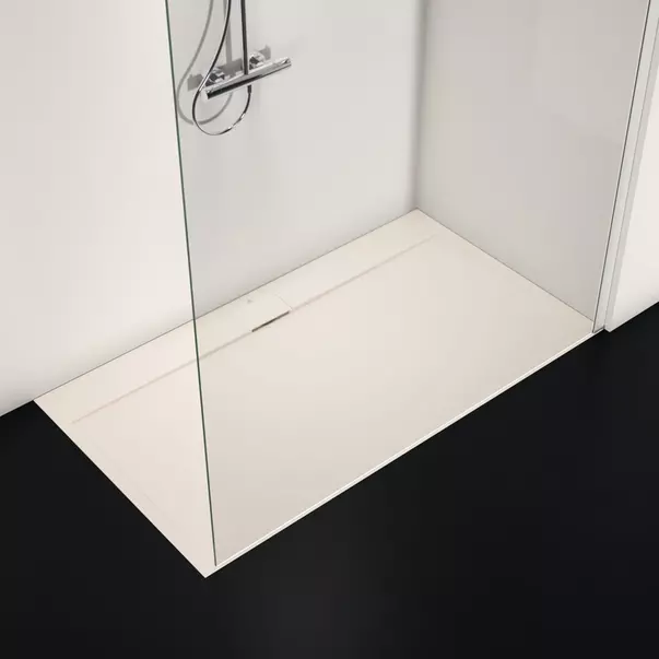 Cabine de dus dreptunghiulare - Cadita de dus dreptunghiulara Ideal Standard i.life Ultra Flat S nisipiu 160x90 cm