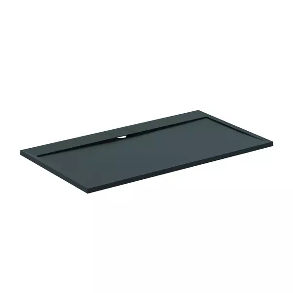 Cabine de dus dreptunghiulare - Cadita de dus dreptunghiulara Ideal Standard i.life Ultra Flat S negru intens 160x90 cm