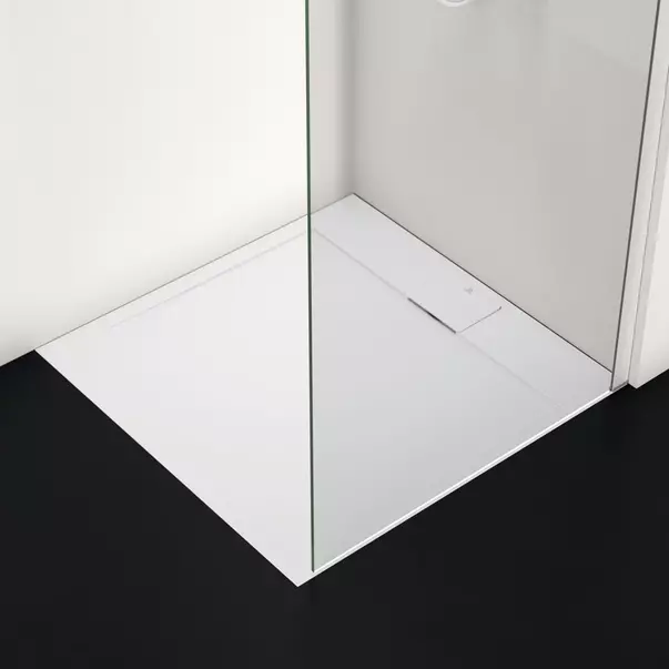 Cadita de dus patrata Ideal Standard i.life Ultra Flat S alb pur 90x90 cm [4]