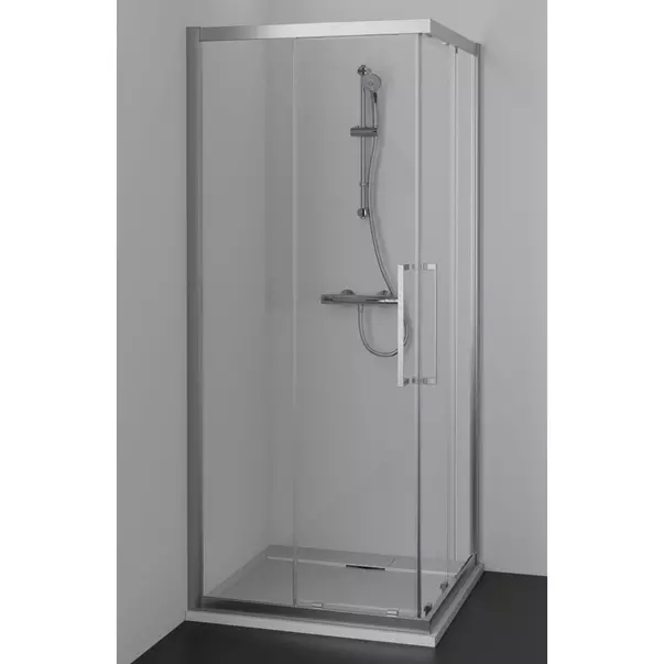Cadita de dus patrata Ideal Standard i.life Ultra Flat S alb pur 90x90 cm [8]