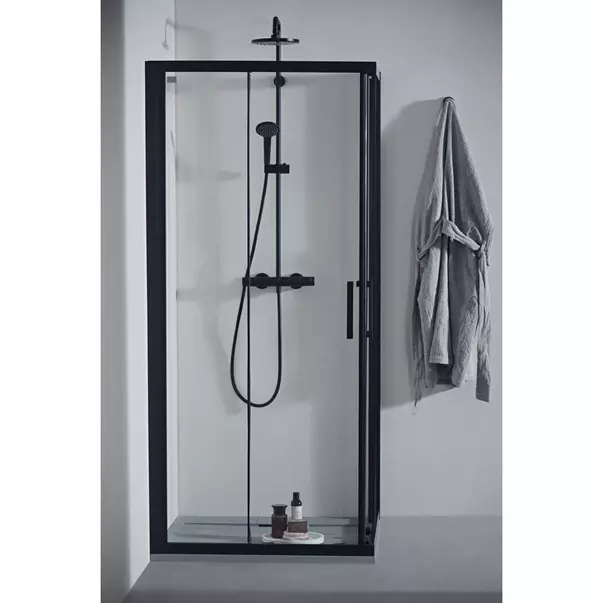 Cadita de dus patrata Ideal Standard i.life Ultra Flat S gri asfaltic 90x90 cm [6]