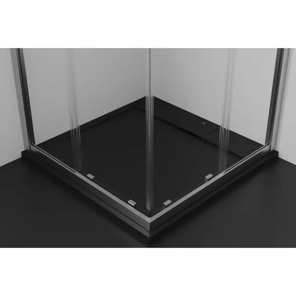 Cadita de dus patrata Ideal Standard i.life Ultra Flat S negru intens 90x90 cm [4]